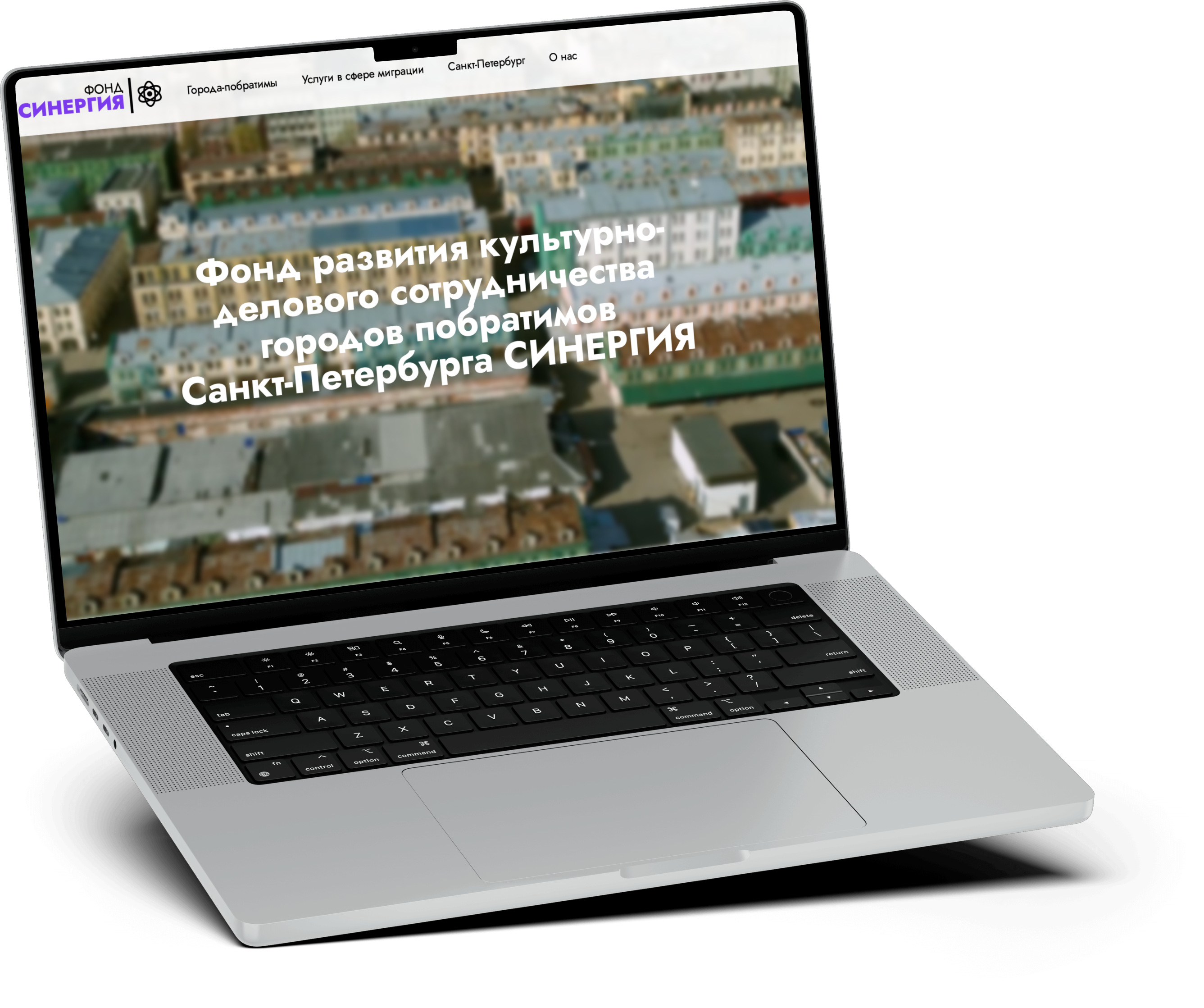 Сайт для НКО СИНЕРГИЯ