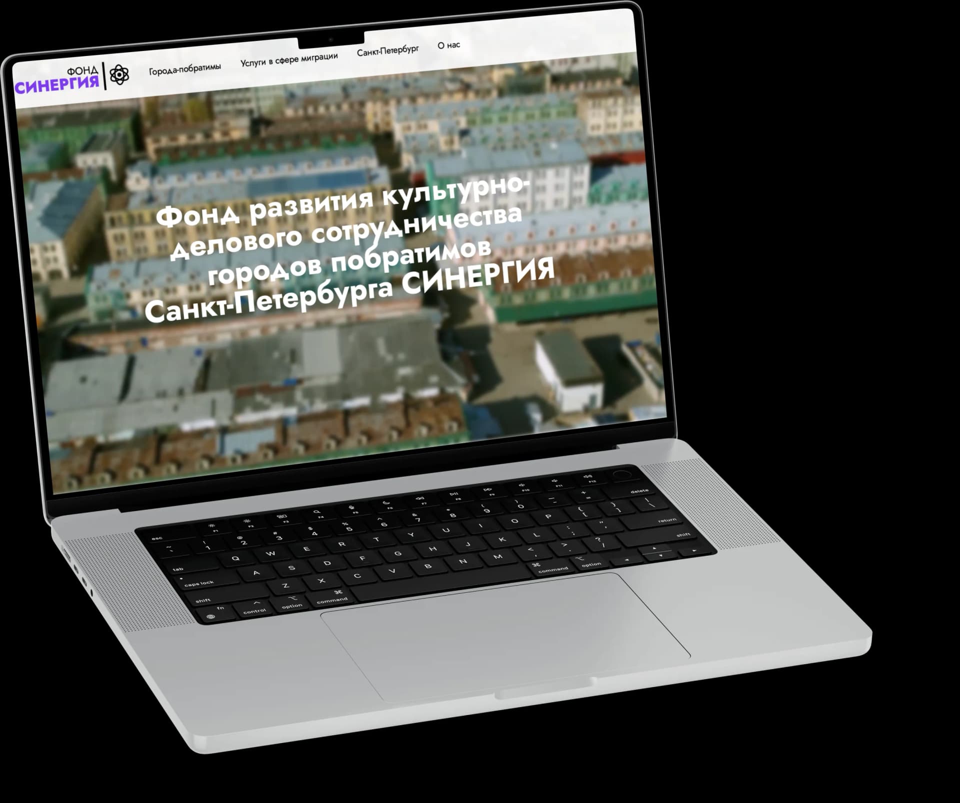 Сайт для НКО СИНЕРГИЯ